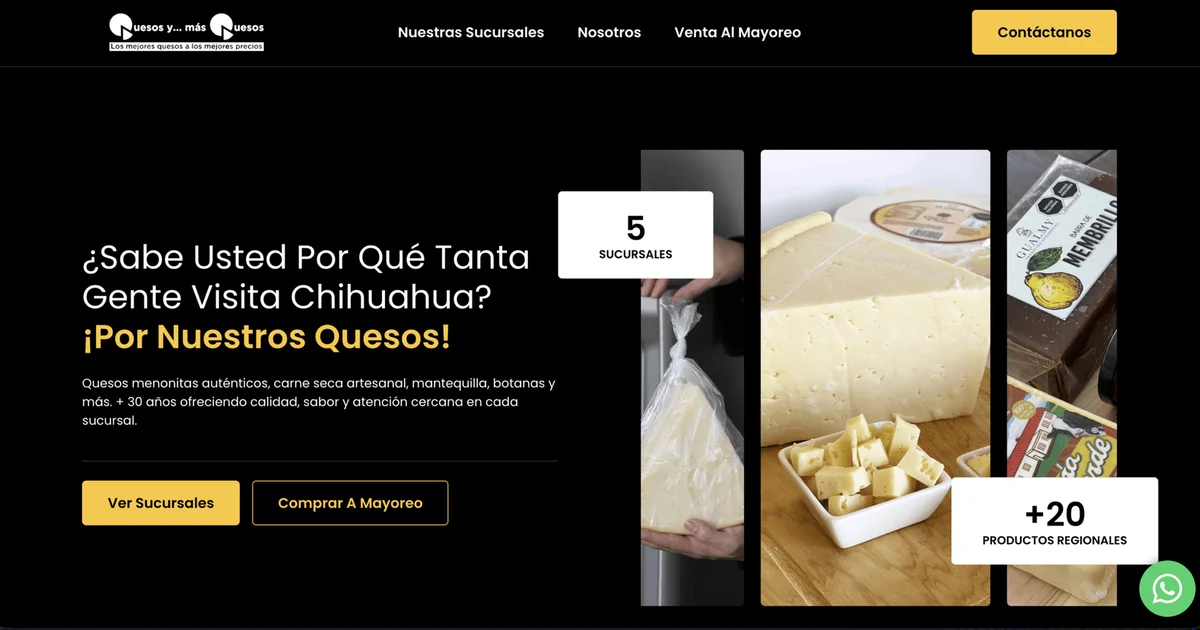 Proyecto de Quesos y Más Quesos